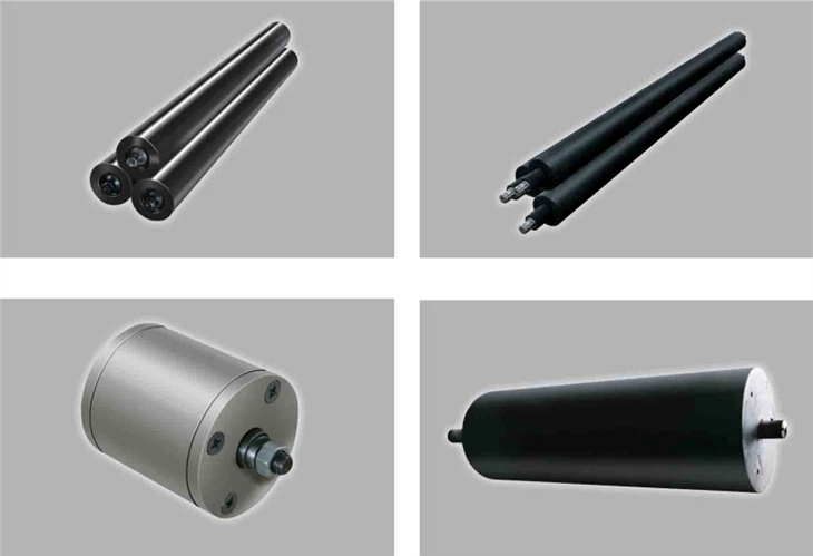 Podporni valj z gumijastim valjčnim pasom/valj za filtrirno krpo/pogonski valj vakuumskega filtra